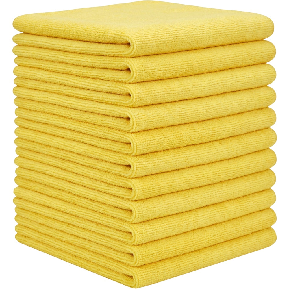 Homyis Edgeless Detailing Towels Yellow 12 Pack